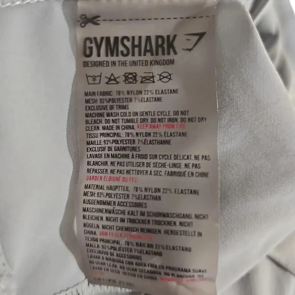 Gymshark Compression Run Tights Grey Size Small - image 4